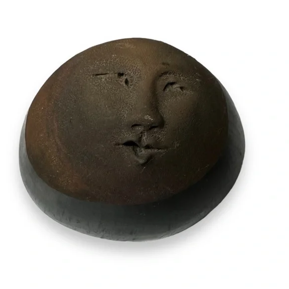 Ceramic Raku Deva Spirit Rattle - Picture 2 of 14